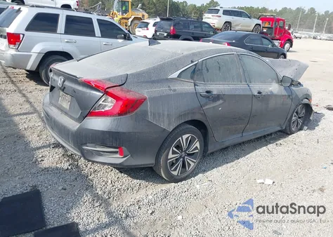 2017 Honda Civic Ex-L from USA, damaged, VIN 19XFC1F71HE010096
